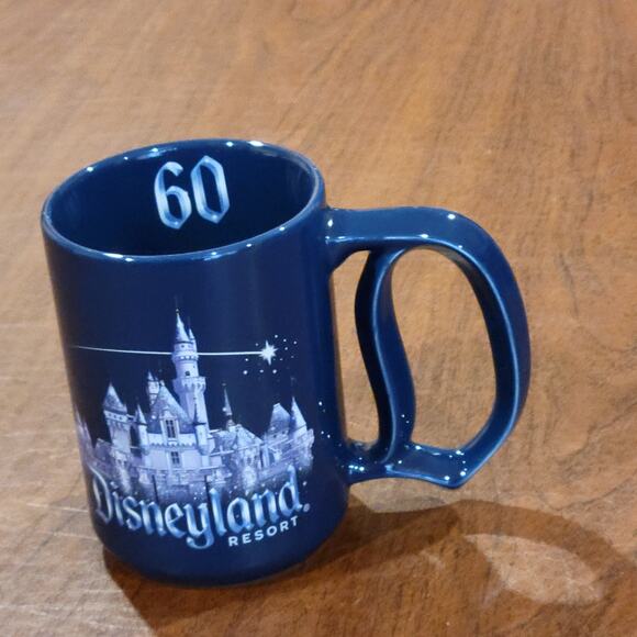 Disneyland Resort 60th Anniversary Diamond Celebration Coffee Mug Cup D Handle - Picture 10 of 10